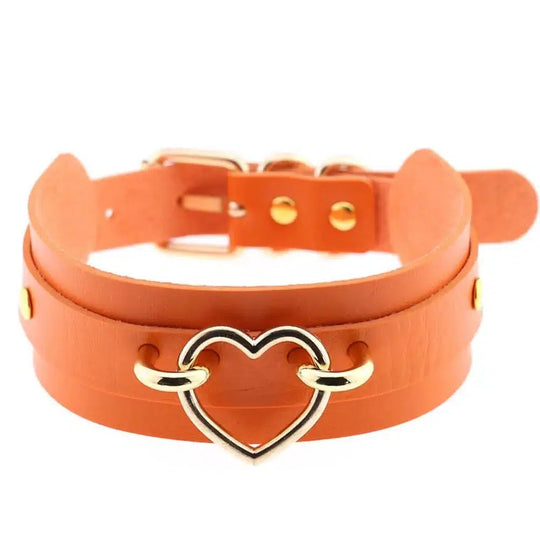 Choker "Gold-Heart" - Herr Provocateur