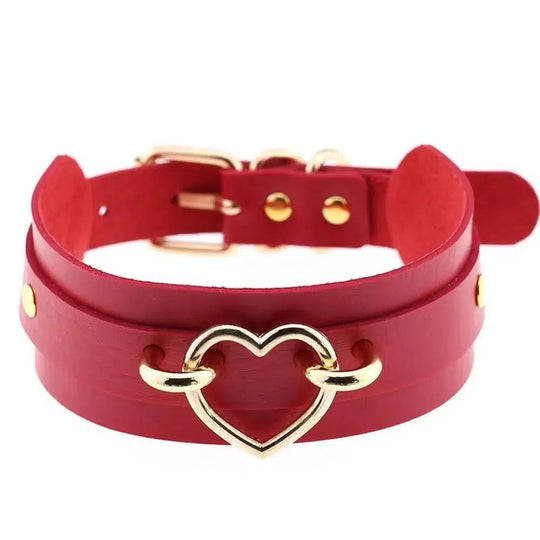 Choker "Gold-Heart" - Herr Provocateur