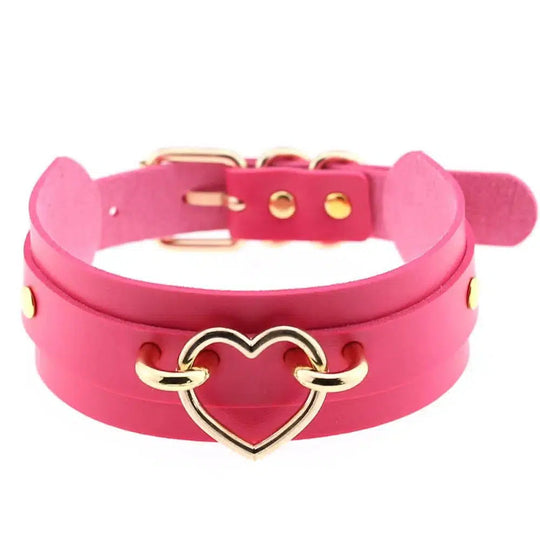 Choker "Gold-Heart" - Herr Provocateur