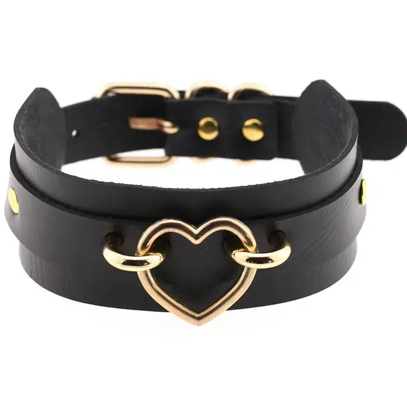 Choker "Gold-Heart" - Herr Provocateur