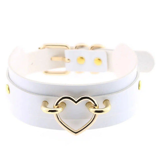 Choker "Gold-Heart" - Herr Provocateur