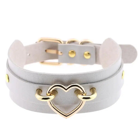 Choker "Gold-Heart" - Herr Provocateur