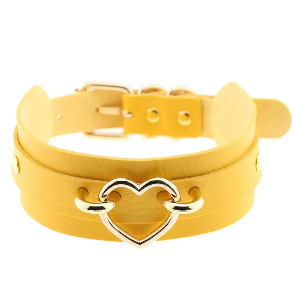 Choker "Gold-Heart" - Herr Provocateur