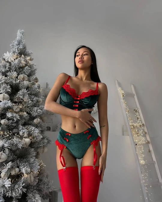 Lingerie Set "Christmas Elf"